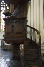 Pulpit of St. Mary le Tower parish in Ipswich, UK. Via Wylio http://bit.ly/wTWgaL Pulpit of St. Mary le Tower in Ipswich, UK. Via Wylio http://bit.ly/wTWgaL