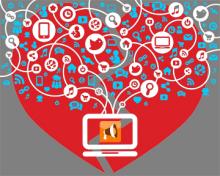 Social media and broken hearts. Brandon Hook, VKA, RedKoala, and Skovoroda / Shutterstock Brandon Hook, VKA, RedKoala, and Skovoroda / Shutterstock