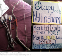Robin Hood and Occupy Nottingham