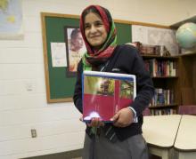 Roya Shams spends the day at Ottawa's Ashbury College. She begins classes this week. Toronto Star photo by Paul Watson. Roya Shams. Toronto Star photo by Paul Watson.