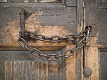 Locked church doors. Photo courtesy vesilvio/shutterstock.com Locked church doors. Photo courtesy vesilvio/shutterstock.com