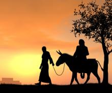 Photo: Joseph and Mary travel to Bethlehem, © KimsCreativeHub / Shutterstock.com Photo: Joseph and Mary travel to Bethlehem, © KimsCreativeHub / Shutterstock.com