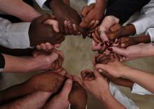 Photo: Prayer circle, © Brett Jorgensen / Shutterstock.com Photo: Prayer circle, © Brett Jorgensen / Shutterstock.com