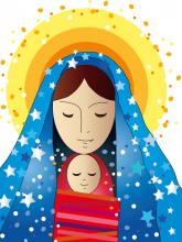 Mary and Jesus. Image courtesy Milena Moiola/shutterstock.com Mary and Jesus. Image courtesy Milena Moiola/shutterstock.com