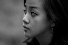 Sombre Model Looking Away. Courtesty Claire McAdams, via Shutterstock