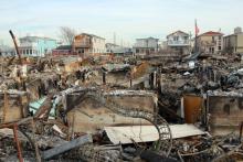 Hurricane Sandy destruction in Breezy Point, N.Y., Leonard Zhukovsky / Shutterst