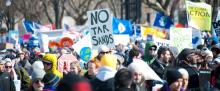 Tar sands protesters. Photo courtesy Rena Schild / Shutterstock.com