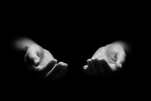 we need to let go of what we are trying to control and reach for God with open hands. Kjetil Kolbjornsrud/Shutterstock Kjetil Kolbjornsrud/Shutterstock
