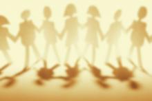 Illustration of community holding hands, STILLFX / Shutterstock.com