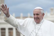 When Pope Francis said Aug. 18 "it is licit to stop the unjust aggressor," was he justifying war? Photo via neneo/Shutterstock.