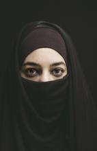 Woman wearing a burqa. Photo via Shutterstock / RNS Woman wearing a burqa. Photo via Shutterstock / RNS