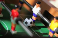 Foosball table, OMcom / Shutterstock.com Foosball table, OMcom / Shutterstock.com