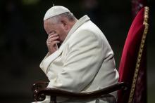 Pope Francis celebrating Via Crucis in Rome on April 18, giulio napolitano / Shutterstock.com giulio napolitano / Shutterstock.com