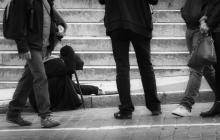 Beggar among a crowd, Lasse Ansaharju / Shutterstock.com Beggar among a crowd, Lasse Ansaharju / Shutterstock.com