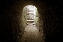 An empty tomb. Image via ehrlif/shutterstock.com An empty tomb. Image via ehrlif/shutterstock.com