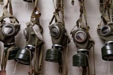 Gas masks of World War II. Image via RNS/shutterstock.com