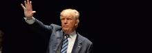 Donald Trump salutes supporters at the Peabody Opera House in Downtown St. Louis in March. Donald Trump salutes supporters at the Peabody Opera House in Downtown St. Louis in March.