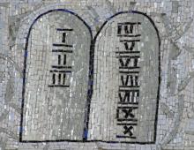 Ten Commandments Mosaic. Image via Zvonimir Atletic / Shutterstock