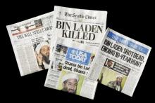 Seattle Times and other U.S. newspapers report the death of Osama bin Laden. Carolina K. Smith, M.D. / Shutterstock.com Carolina K. Smith, M.D. / Shutterstock.com