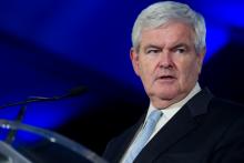 Newt Gingrich addresses the Republican Leadership Conference. Christopher Halloran / Shutterstock Christopher Halloran / Shutterstock
