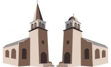 Two churches, Silva Vikmane / Shutterstock.com Two churches, Silva Vikmane / Shutterstock.com