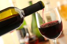 Wine being poured. Photo courtesy of lenetstan via Shutterstock