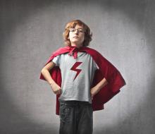 Child in superhero suit, olly / Shutterstock.com Child in superhero suit, olly / Shutterstock.com