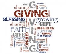 Giving word cloud, Genotar / Shutterstock.com