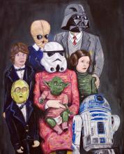 Star Wars family portrait via Steven Quinn / Star Wars blog. Star Wars family portrait via Steven Quinn / Star Wars blog.