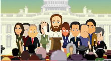 Tea Party Jesus from AVN Tea Party Jesus from AVN