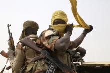 A Chadian soldier during battle against insurgent group Boko Haram in Gambaru. Photo courtesy of REUTERS / Emmanuel Braun / RNS Photo courtesy of REUTERS / Emmanuel Braun / RNS