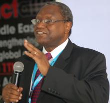 John Nduna, general secretary of the Geneva based Action by Churches Together (ACT- International). RNS photo: Fredrick Nzwili.