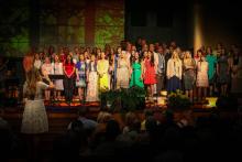 The GracePointe Church choir performs during Easter service in 2014. Photo via GracePointe Church / RNS