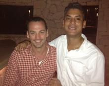 Nicholas Coppola (left) with his husband David Crespo at home. Photo via RNS/Nicholas Coppola Nicholas Coppola (left) with his husband David Crespo at home. Photo via RNS/Nic