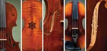 Details of the violins. RNS photo by Ziv Shenhav 