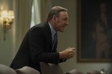 Kevin Spacey in Season 3 of Netflix’s “House of Cards.” Photo by David Giesbrech