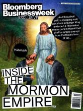 The July 13 cover of Bloomberg Businessweek that's come under fire from Mormon leaders. The July 13 cover of Bloomberg Businessweek that's come under fire from Mormon l