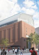 Exterior rendering of the eight-story, 430,000-square-foot Museum of the Bible. Photo courtesy of SmithGroupJJR/RNS.
