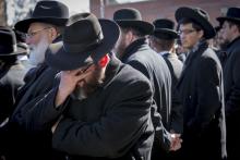 Mourners attend the funeral for seven children killed in a Brooklyn fire in New 