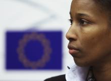 Ayaan Hirsi Ali at the European Parliament in Brussels on Feb. 14, 2008. Photo via REUTERS / Francois Lenoir / RNS Photo via REUTERS / Francois Lenoir / RNS