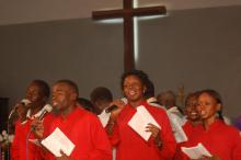 Sudan Church choir sings during a Sunday service at All St. Saints (Anglican) Cathedral Khartoum. Photo courtesy RNS. Photo courtesy RNS.