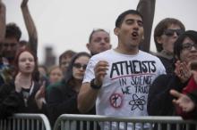 Atheists and unbelievers gathered March 24, 2012 on the National Mall for the Reason Rally. RNS photo by Tyrone Turner.