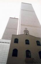 The church as it stood before it was destroyed in the 9/11 attacks. RNS photo courtesy of Nicholas Greek Orthodox Church RNS photo courtesy of Nicholas Greek Orthodox Church