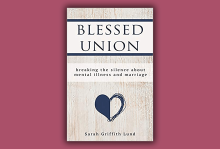 The cover of "Blessed Union" shows a heart scratched into a wooden table.