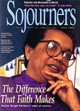 Sojourners Magazine April 1994 Sojourners Magazine April 1994