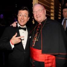 Colbert and Dolan. Photo by Kevin Mazur via Getty Images. 