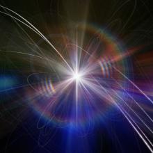 Artist concept of elusive Higgs-Boson. Image by Crady von Pawlak/Getty Images.