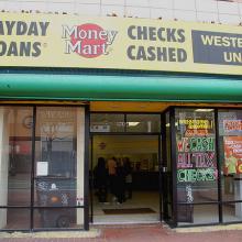 Payday Loans vendor, photo by Steve Rhodes / Flickr.com.