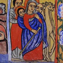 "Holy Family's flight to Ethiopia." Image via http://bit.ly/w3Z2K9