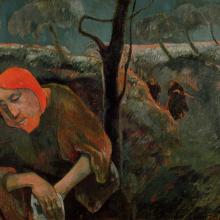 "The Agony in the Garden" by Paul Gaugin, 1889. Via Getty Images. 